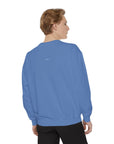 Hug-Themed Garment-Dyed Sweatshirt - Perfect for Gifting, Cozy Outfits, Casual Wear, Birthday Surprises, Everyday Comfort