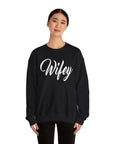 Wifey Sweatshirt, Cozy Crewneck for Newlyweds, Wedding Gift, Bride Appreciation, Casual Loungewear, Gift for Her