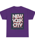 New York City Graphic Tee, Urban Streetwear, Gift for Travelers, Unisex Cotton T-Shirt, Casual Daily Wear