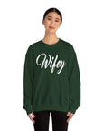 Wifey Sweatshirt, Cozy Crewneck for Newlyweds, Wedding Gift, Bride Appreciation, Casual Loungewear, Gift for Her