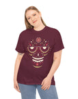 Sugar Skull Graphic Tee, Unisex T-Shirt for Day of the Dead, Halloween, Festive Casual Wear, Unique Gift Idea