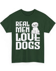 Real Men Love Dogs Tee, Unisex Pet Lover T-Shirt, Dog Dad Gift, Funny Animal Shirt, Casual Wear, Dog Lover Apparel