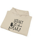 Unisex Hooded Sweatshirt - "Let's Get Lit" for Cozy Winter Nights, Perfect for Holiday Gatherings, Parties, Gifts, and Everyday Wear