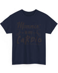 Mommin' Is My Cardio Unisex T-Shirt, Funny Mom Tee, Workout Shirt, Gift for Mom, Casual Wear, Fitness Apparel