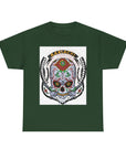 Skull Art Unisex Heavy Cotton Tee | Graphic Tee, Gift for Him/Her, Casual Wear, Festival Shirt, Halloween Costume