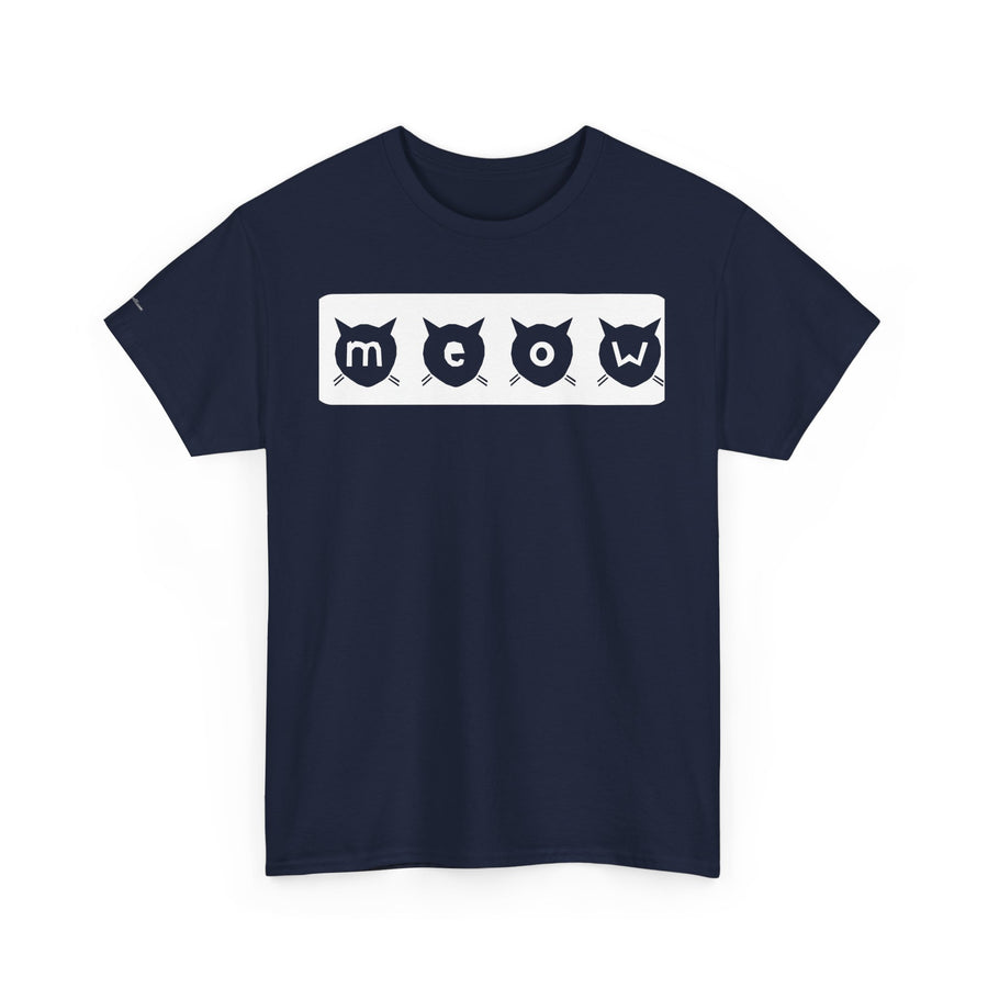 Playful Cat-Themed Unisex Heavy Cotton Tee, Funny Animal Shirt, Gift for Cat Lovers, Casual Wear, Perfect for Birthdays or Holidays
