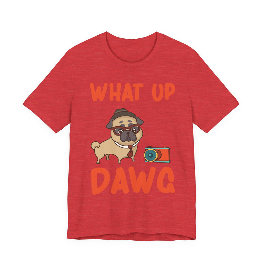 Pug Humor Tee, Cute Dog Shirt for Pet Lovers, Funny Gift for Dog Owners, Casual Wear for Animal Lovers, Pet Lover T-Shirt