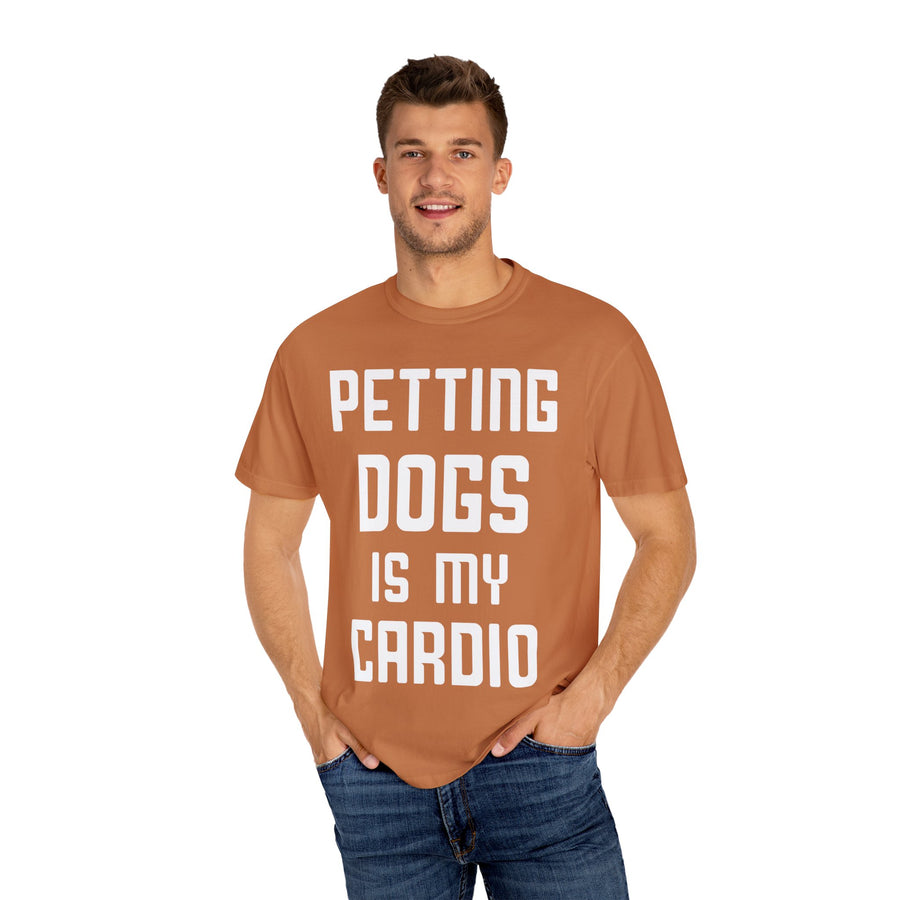 Pet Lover's Cardio T-Shirt - Dog Enthusiast Apparel, Gift for Dog Owners, Casual Wear, Fun Pet Sweatshirt, Unique Pet Lover Gift
