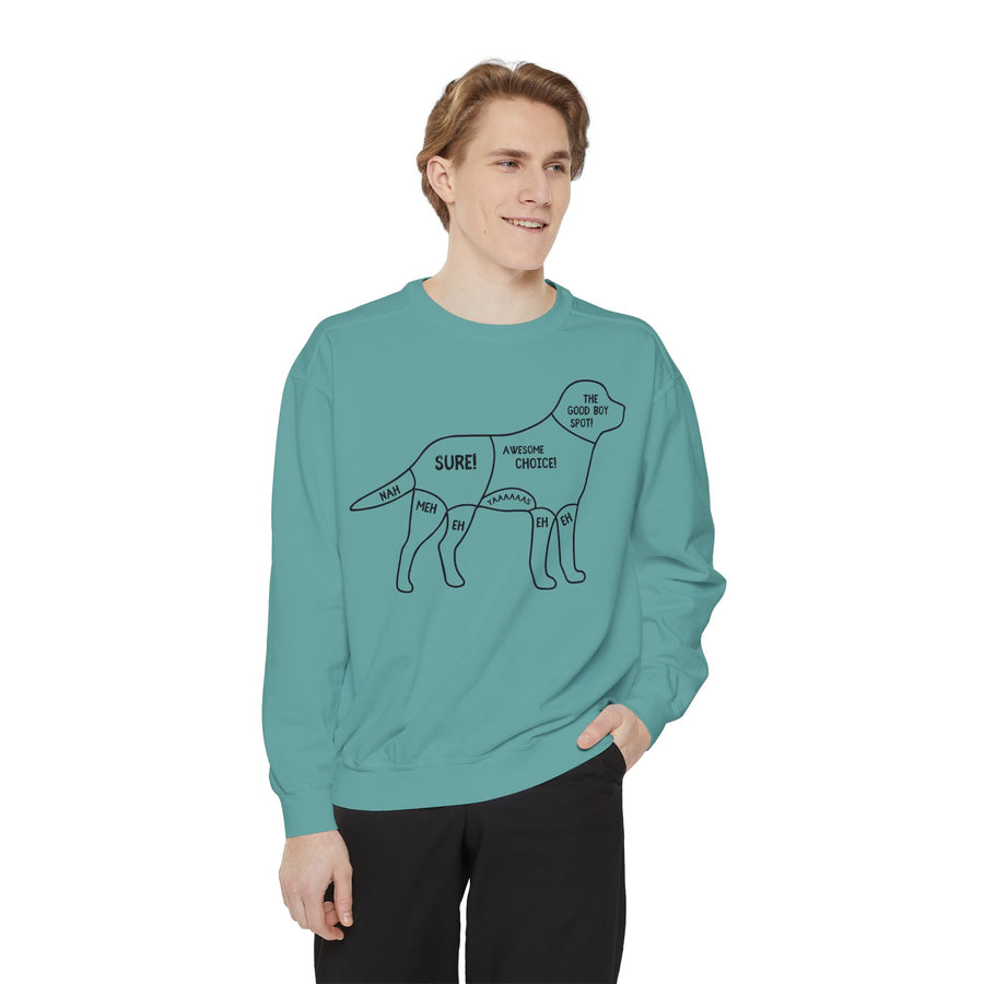 Pet Anatomy Sweatshirt, Unisex Cozy Top, Dog Lover Gift, Funny Animal Apparel, Casual Sweatshirt, Gift for Dog Owners