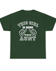 Aunt Announcement Unisex Heavy Cotton Tee, Pregnancy Reveal Shirt, Gift for New Aunts, Baby Shower Gift, Family Gathering Tee