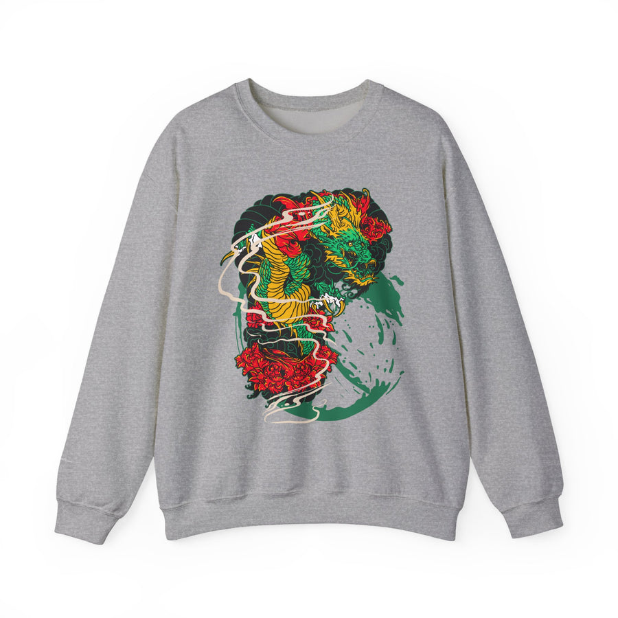 Vibrant Unisex Crewneck Sweatshirt with Unique Artwork, Cozy Gift for Art Lovers, Statement Apparel, Ideal for Casual Wear, Unisex Sweater