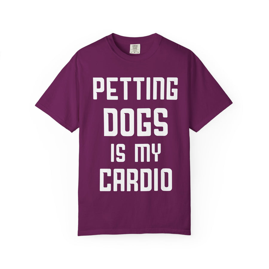 Pet Lover's Cardio T-Shirt - Dog Enthusiast Apparel, Gift for Dog Owners, Casual Wear, Fun Pet Sweatshirt, Unique Pet Lover Gift