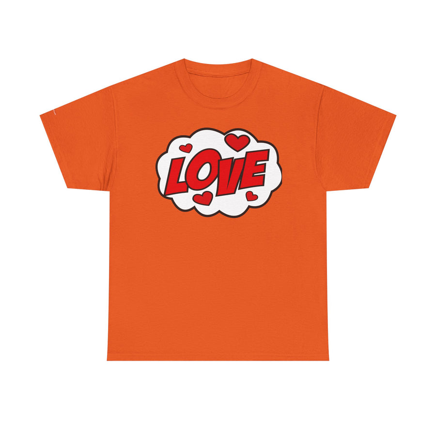 Unisex Love Graphic Tee | Valentine's Day Gift, Couple's Tee, Friends Gift, Casual Wear, Heart Design