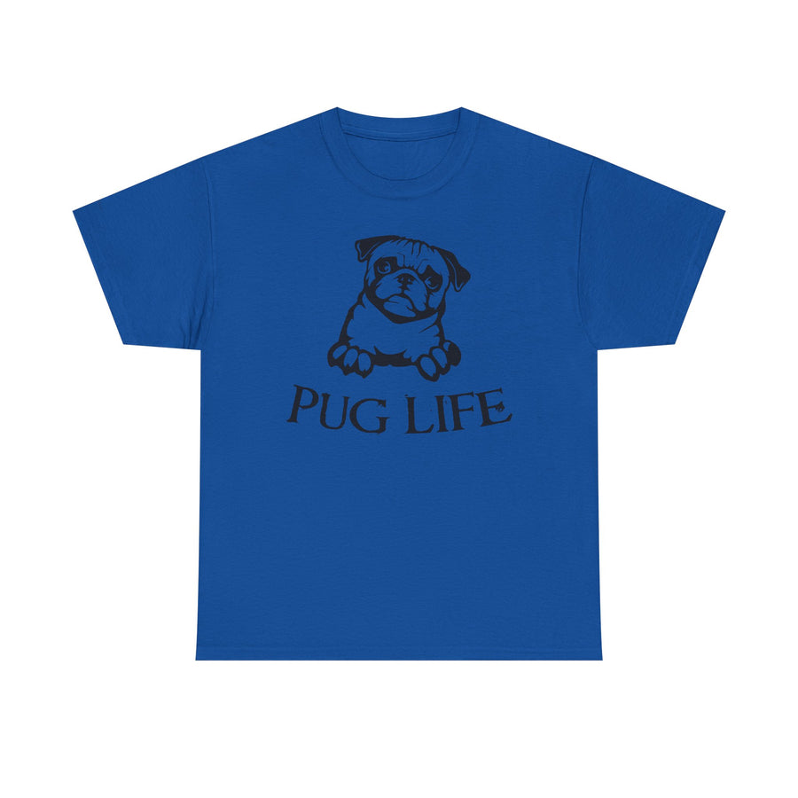 Pug Life Unisex Tee, Fun Pet Lover Shirt, Dog Mom Gift, Quirky Animal Graphic Tee, Casual Everyday Wear