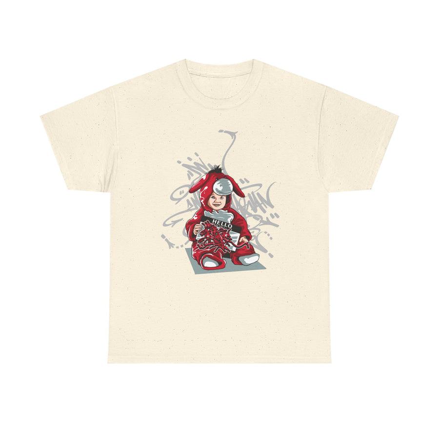 Urban Graffiti Unisex Tee, Stylish Cotton Tee, Streetwear T-Shirt, Trendy Graphic Tee, Casual Everyday Wear, Gift for Art Lovers