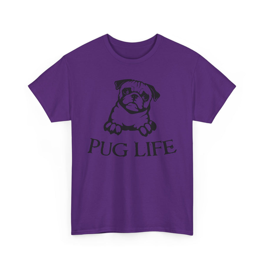 Pug Life Unisex Tee, Fun Pet Lover Shirt, Dog Mom Gift, Quirky Animal Graphic Tee, Casual Everyday Wear