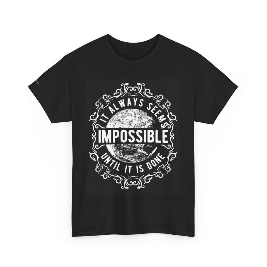Inspirational Quote Tee, Motivational T-Shirt, Unisex Cotton Top, Graphic Tee for Everyday Wear, Gift for Dreamers