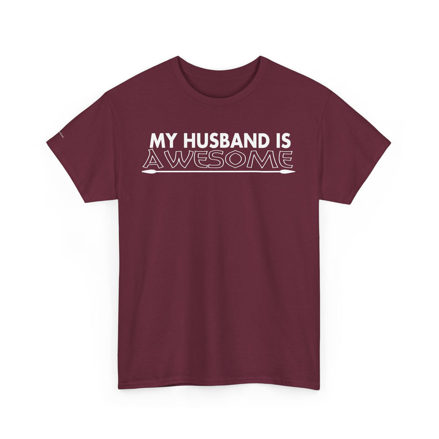 Awesome Husband Unisex Tee - Playful Typography Design