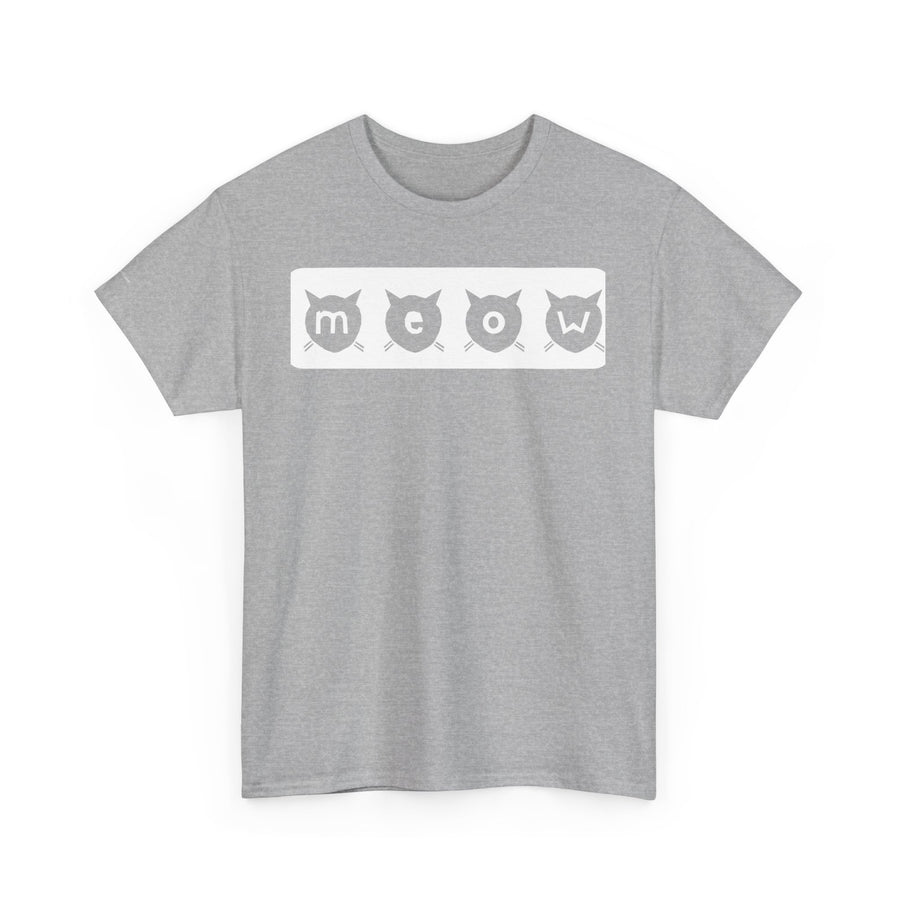 Playful Cat-Themed Unisex Heavy Cotton Tee, Funny Animal Shirt, Gift for Cat Lovers, Casual Wear, Perfect for Birthdays or Holidays