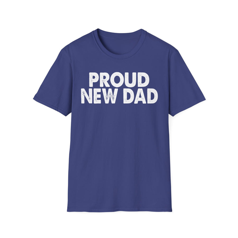 Black PROUD NEW DAD T-Shirt