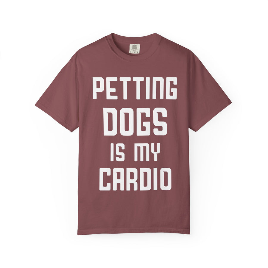 Pet Lover's Cardio T-Shirt - Dog Enthusiast Apparel, Gift for Dog Owners, Casual Wear, Fun Pet Sweatshirt, Unique Pet Lover Gift