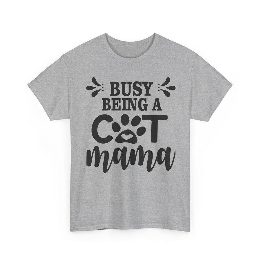 Busy Being a Cat Mama Unisex Heavy Cotton Tee, Cute Cat Lover Shirt, Gifts for Cat Moms, Pet Owner Apparel, Animal Lovers Tee, Unique [...]
