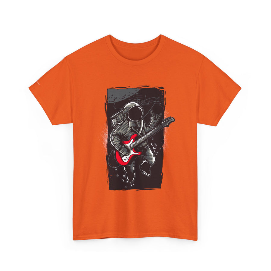 Astronaut Guitarist Unisex Tee, Cool Music Shirt, Space Lover Gift, Concert Apparel, Casual Outfit, Unique Graphic Tee