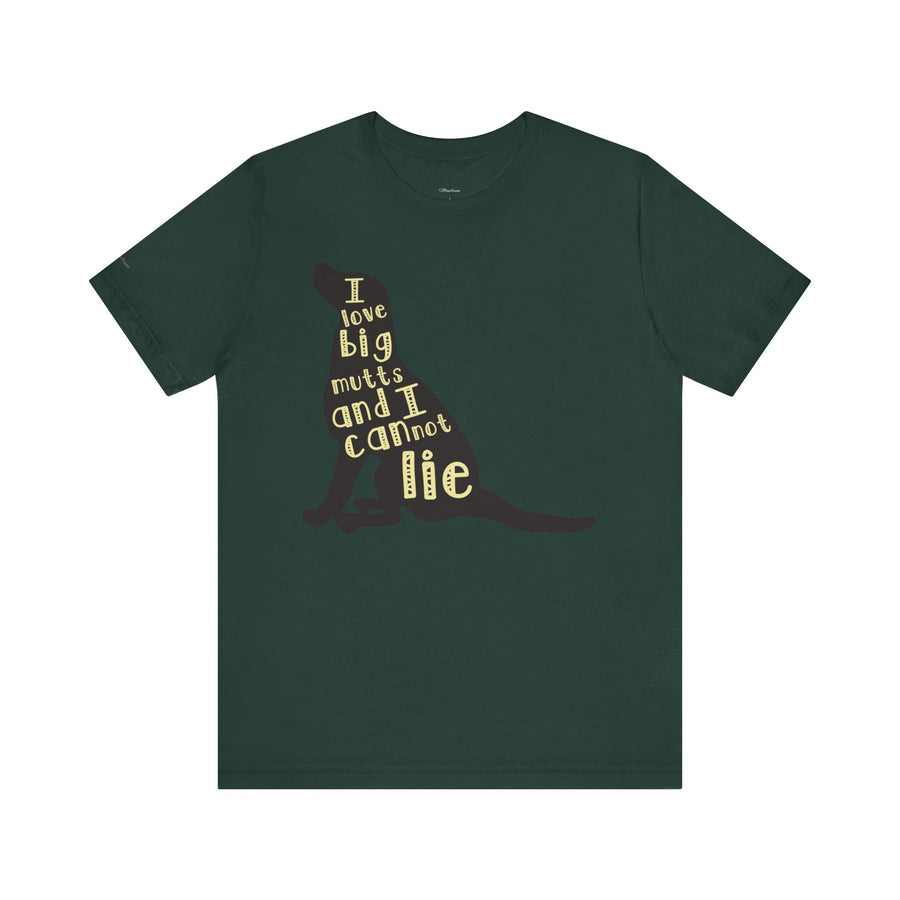 Dog Lover Graphic Tee - I Love Big Mutts, Unisex Shirt, Pet Gift, Casual Wear, Animal Lover Apparel, Birthday Gift