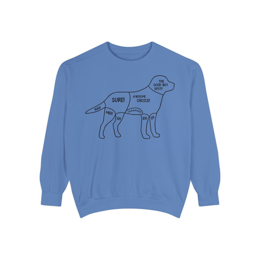 Pet Anatomy Sweatshirt, Unisex Cozy Top, Dog Lover Gift, Funny Animal Apparel, Casual Sweatshirt, Gift for Dog Owners