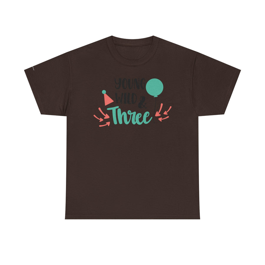 Young, Wild & Three Unisex Tee | Birthday Party Shirt, Kids Celebration Outfit, Fun Graphic Tee, Unisex Cotton T-Shirt, Playful [...]