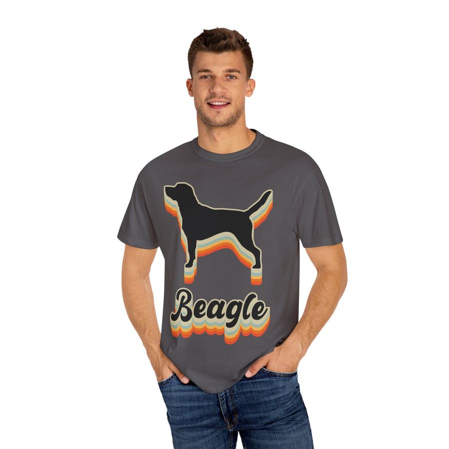 Retro Beagle Lover T-Shirt, Unisex Pet Lover Tee, Dog Themed Gift, Vintage Dog Graphic Shirt, Animal Enthusiast Apparel