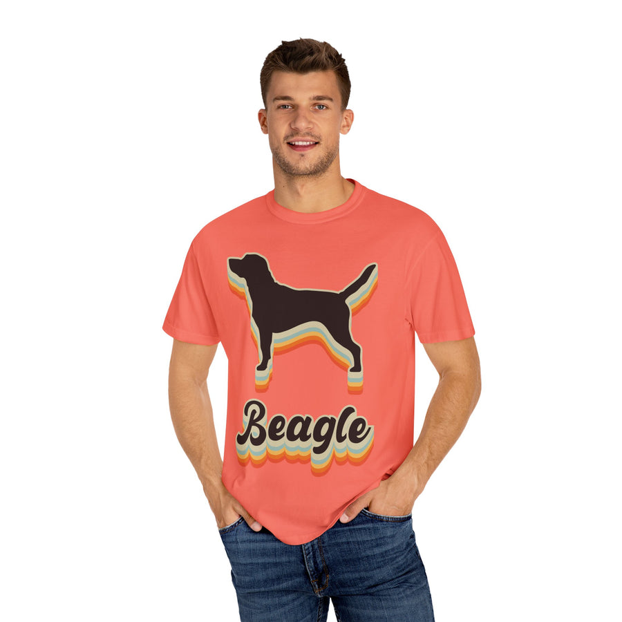 Retro Beagle Lover T-Shirt, Unisex Pet Lover Tee, Dog Themed Gift, Vintage Dog Graphic Shirt, Animal Enthusiast Apparel