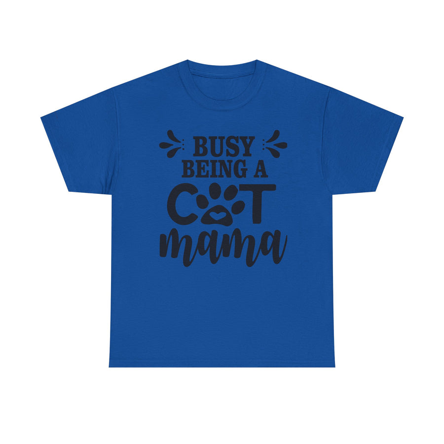 Busy Being a Cat Mama Unisex Heavy Cotton Tee, Cute Cat Lover Shirt, Gifts for Cat Moms, Pet Owner Apparel, Animal Lovers Tee, Unique [...]