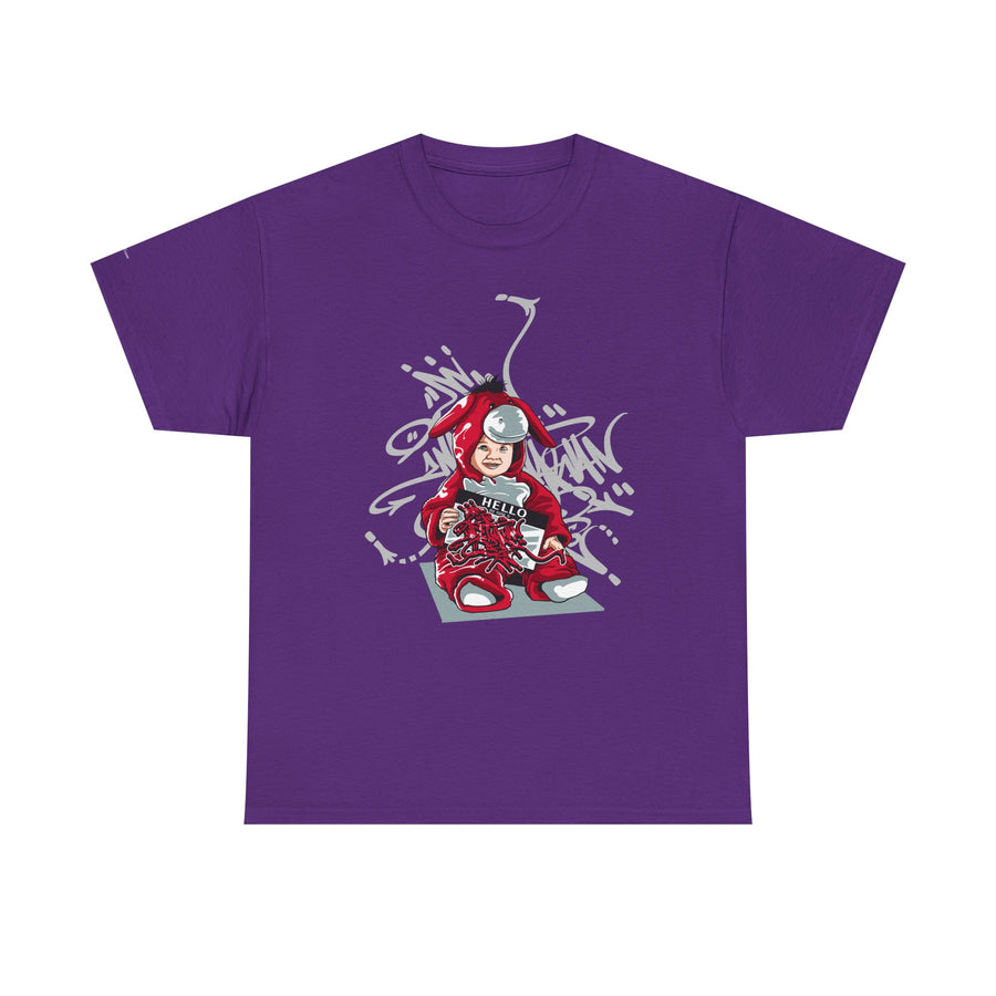 Urban Graffiti Unisex Tee, Stylish Cotton Tee, Streetwear T-Shirt, Trendy Graphic Tee, Casual Everyday Wear, Gift for Art Lovers