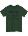 This Girl Loves Her Husband Unisex Heavy Cotton Tee, Cute Graphic Tee, Gift for Wife, Anniversary Shirt, Fun Couple T-Shirt