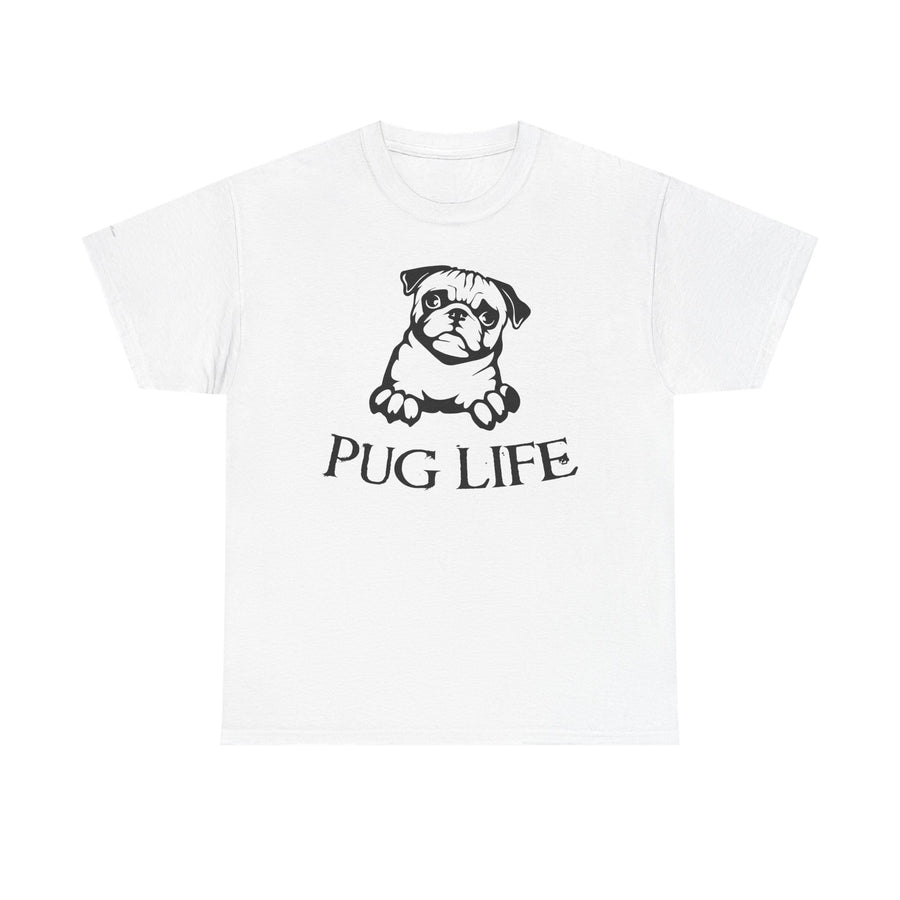 Pug Life Unisex Tee, Fun Pet Lover Shirt, Dog Mom Gift, Quirky Animal Graphic Tee, Casual Everyday Wear