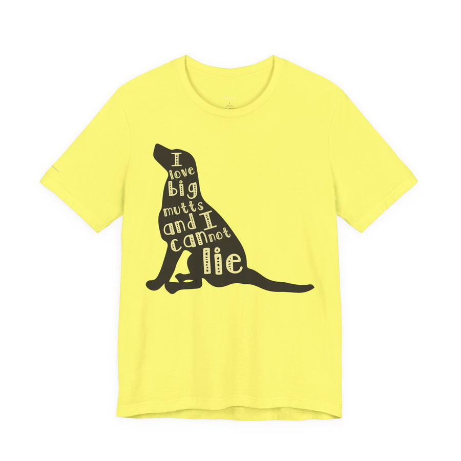 Dog Lover Graphic Tee - I Love Big Mutts, Unisex Shirt, Pet Gift, Casual Wear, Animal Lover Apparel, Birthday Gift