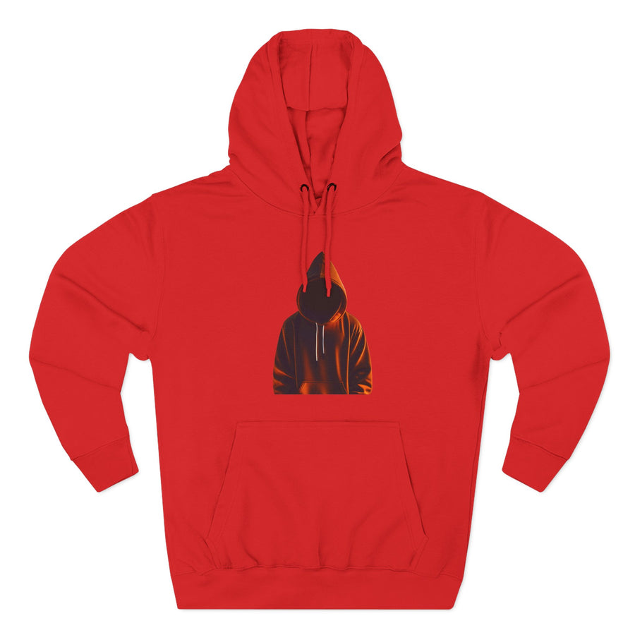 Cozy Three-Panel Fleece Hoodie for All Seasons, Unisex Graphic Sweatshirt, Casual Layering, Gifting for Friends & Family