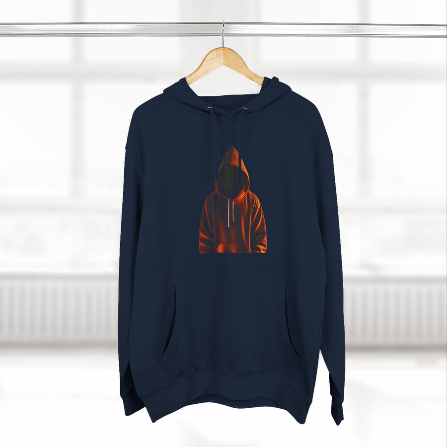 Cozy Three-Panel Fleece Hoodie for All Seasons, Unisex Graphic Sweatshirt, Casual Layering, Gifting for Friends & Family