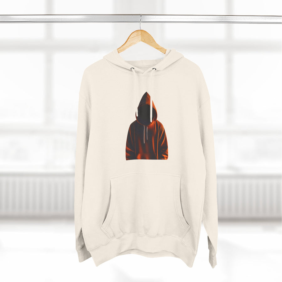 Cozy Three-Panel Fleece Hoodie for All Seasons, Unisex Graphic Sweatshirt, Casual Layering, Gifting for Friends & Family