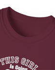 Stylish Fitness Tee for Moms, This Girl is Gaining Mommy Strength, Gift for Active Moms, Workout Shirt, Casual Wear, Unisex Cotton Tee
