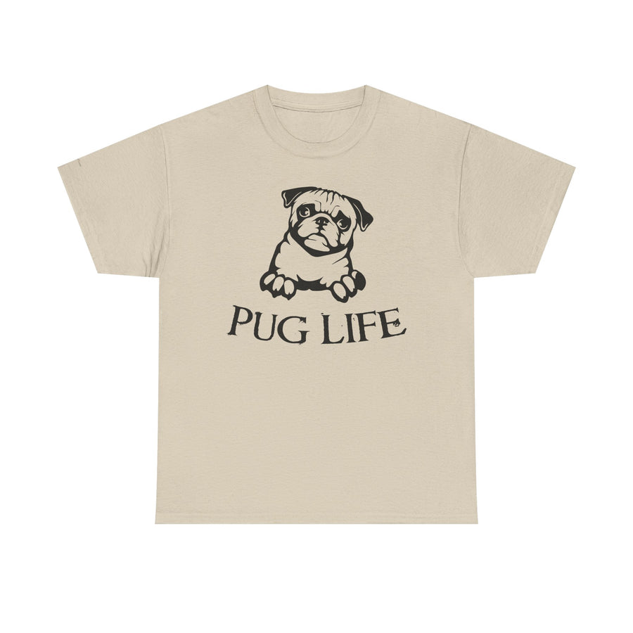 Pug Life Unisex Tee, Fun Pet Lover Shirt, Dog Mom Gift, Quirky Animal Graphic Tee, Casual Everyday Wear