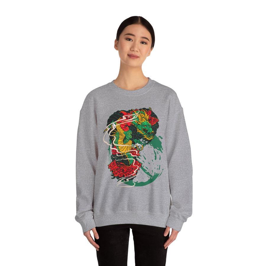 Vibrant Unisex Crewneck Sweatshirt with Unique Artwork, Cozy Gift for Art Lovers, Statement Apparel, Ideal for Casual Wear, Unisex Sweater
