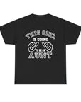 Aunt Announcement Unisex Heavy Cotton Tee, Pregnancy Reveal Shirt, Gift for New Aunts, Baby Shower Gift, Family Gathering Tee