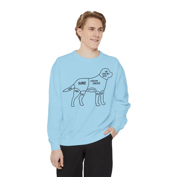 Pet Anatomy Sweatshirt, Unisex Cozy Top, Dog Lover Gift, Funny Animal Apparel, Casual Sweatshirt, Gift for Dog Owners