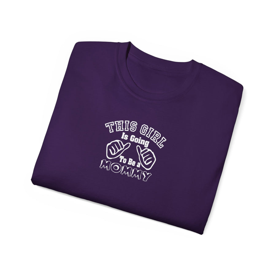 Stylish Fitness Tee for Moms, This Girl is Gaining Mommy Strength, Gift for Active Moms, Workout Shirt, Casual Wear, Unisex Cotton Tee