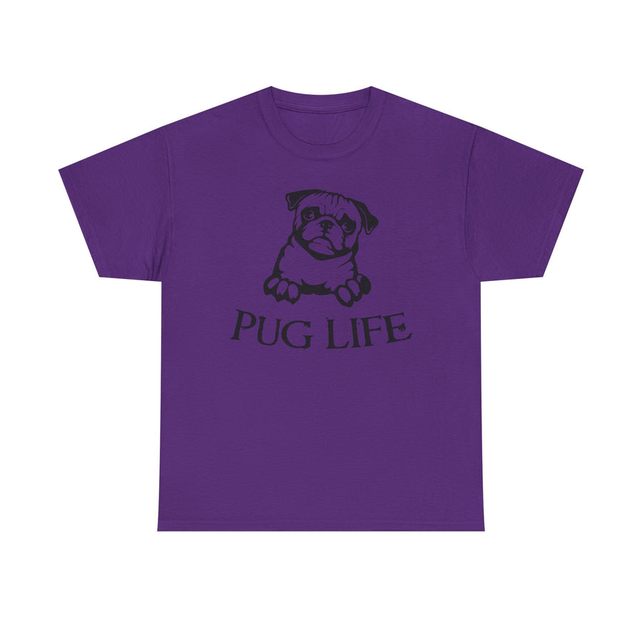 Pug Life Unisex Tee, Fun Pet Lover Shirt, Dog Mom Gift, Quirky Animal Graphic Tee, Casual Everyday Wear