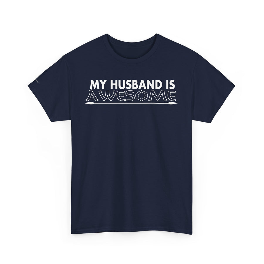 Awesome Husband Unisex Tee - Playful Typography Design
