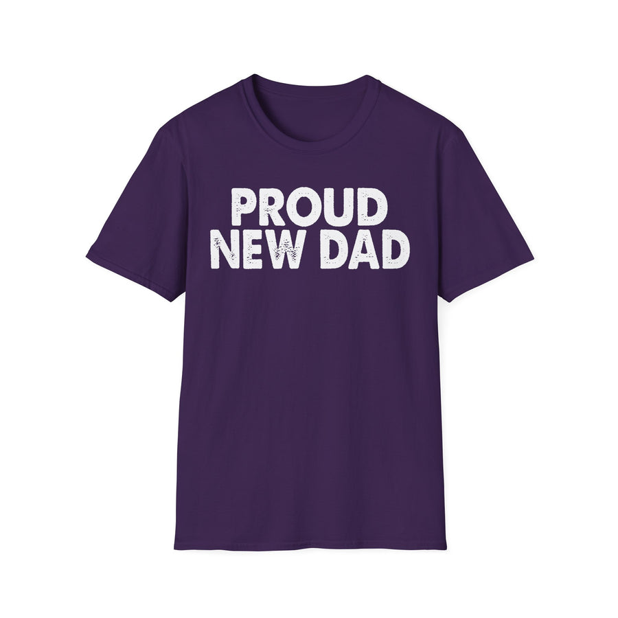 Black PROUD NEW DAD T-Shirt