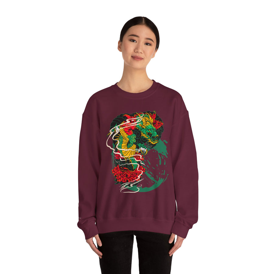 Vibrant Unisex Crewneck Sweatshirt with Unique Artwork, Cozy Gift for Art Lovers, Statement Apparel, Ideal for Casual Wear, Unisex Sweater